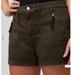 White House Black Market Olive Shorts